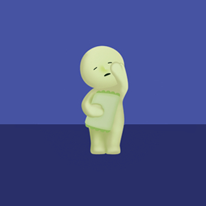 Bed Smiski Sleepy